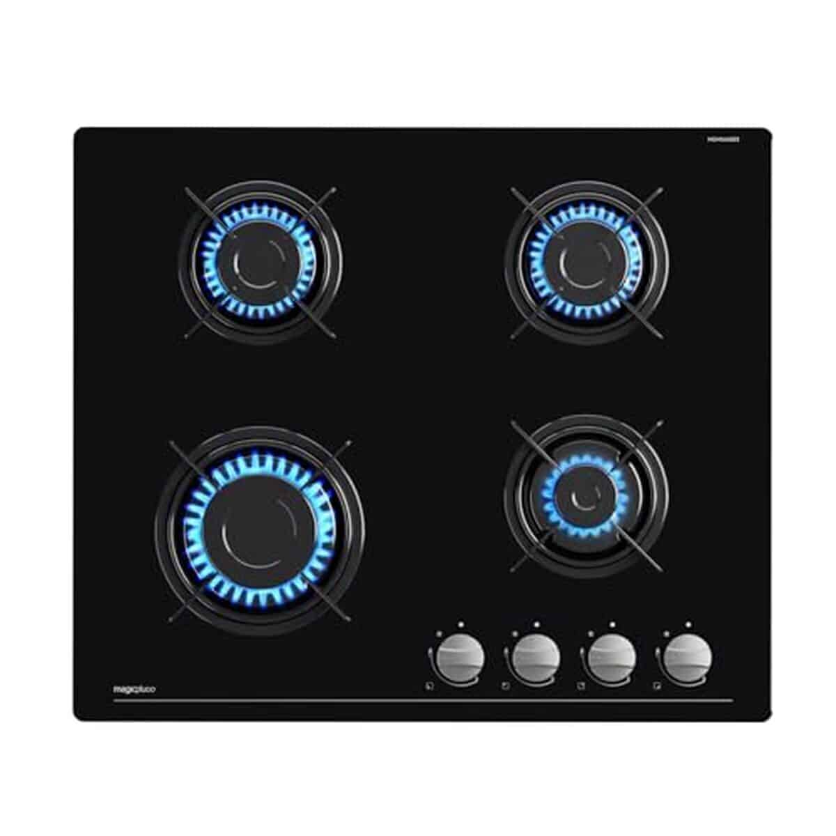 Test de la plaque gaz encastrable magicplux 4 feux 60cm, 7800W