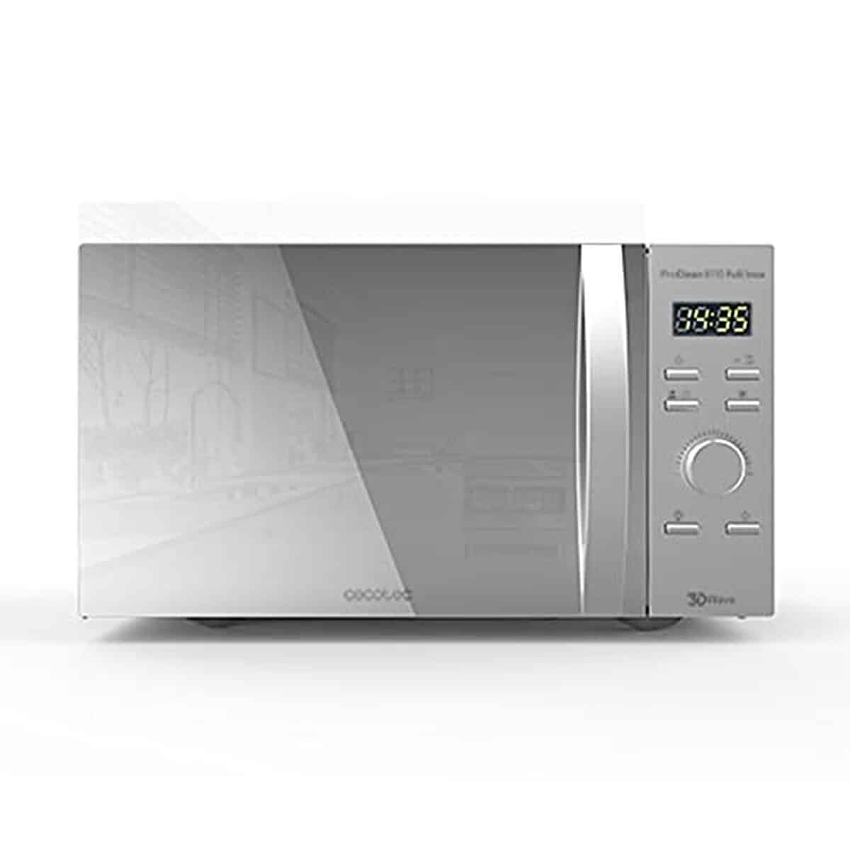 Test du micro-ondes Cecotec ProClean 8110 : puissance 1000W et capacité 28L